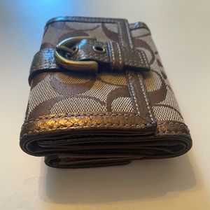Coach trifold wallet